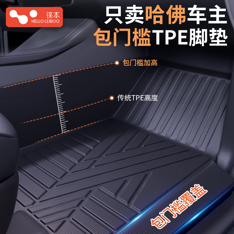 包门槛-TPE脚垫适配哈弗车型