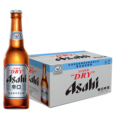 Asahi/朝日超爽啤酒 330ml*24瓶装日式小麦啤酒整箱啤酒