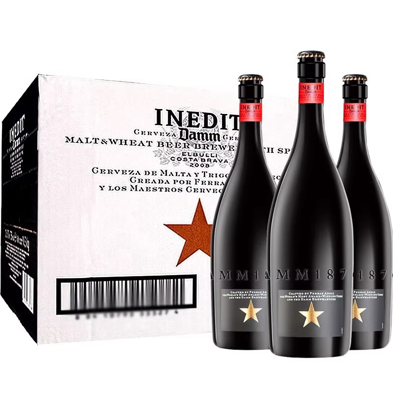 【进口】艾帝达姆大星750ml瓶装西班牙INEDITDAMM精酿小星啤酒
