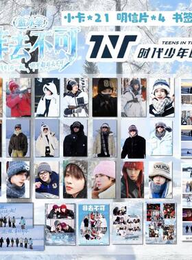 TNT时代少年团非去不可团体饭制小卡明信片书签周边纪念收藏送礼
