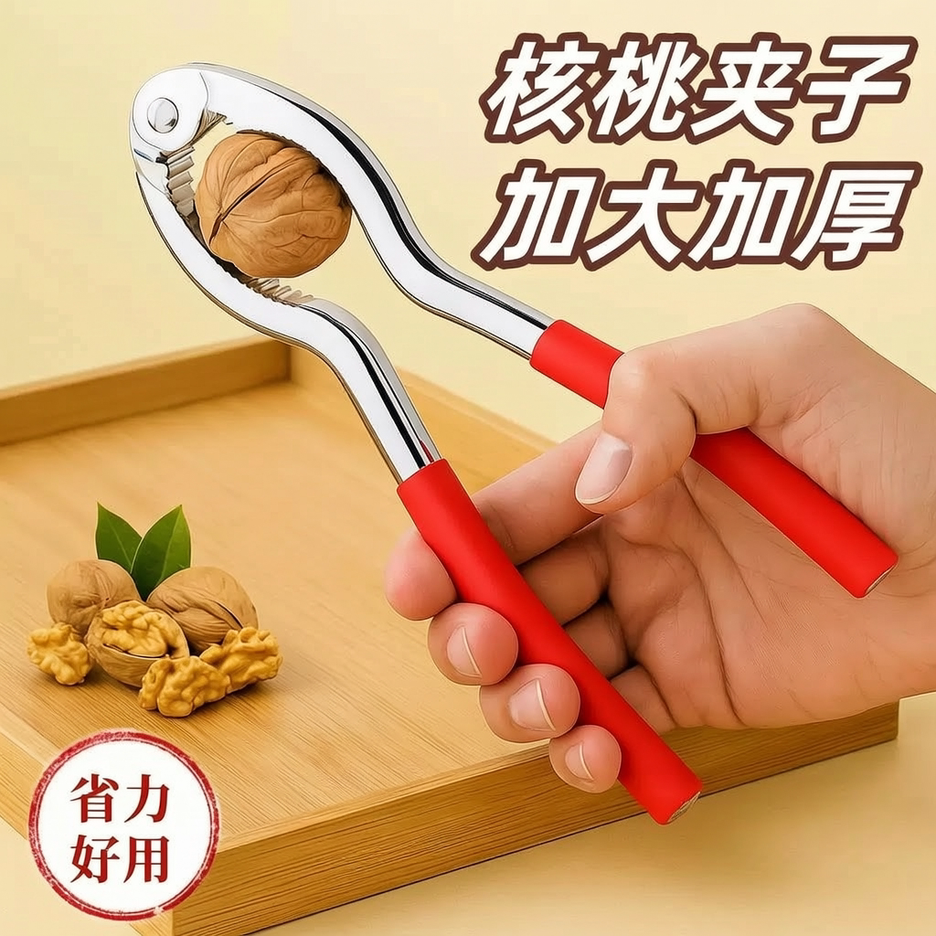 核桃夹家用夏威夷果夹坚果夹子工具家用剥夹榛子神器山核桃开壳器