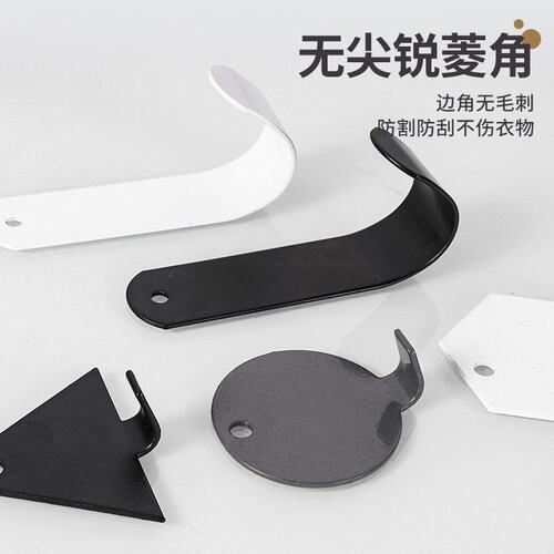 包邮墙壁不锈钢粘钩宿舍钩子浴室承重厨房门后挂钩免打孔壁挂F672