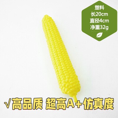 仿真蔬菜玩具套装塑料假水果辣椒玉米大蒜橱柜摆设装饰道具模B58