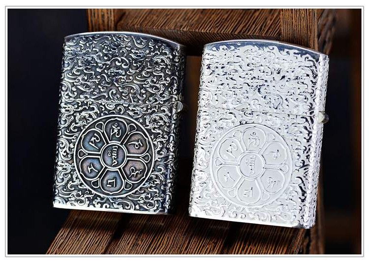 999足银外壳打火机纯银盔甲六字真言纯手工火机纯银打火机|ruв категории ZIPPO/швейцарский армейский нож/очки, бренд зажигалки и аксессуары, другие, керосин зажигалки - от Buy2taobao.com для оказания профессиональной услуги покупки агента Taobao