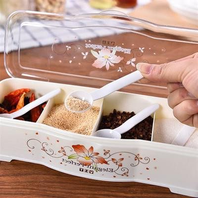 机场免俗店创意一体式调料瓶罐收1站式厨房多格调味盒纳架|ruв категории кухня/посуда, кухонный Гаджет/кухня хранения, тарного хранения/кухня хранения посуды, приправы бутылки - от Buy2taobao.com для оказания профессиональной услуги покупки агента Taobao