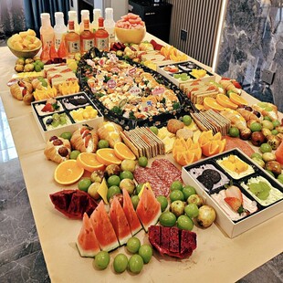 过年聚餐聚会锡纸牛皮纸一次性桌布食品级食物专用隔油海鲜烧烤