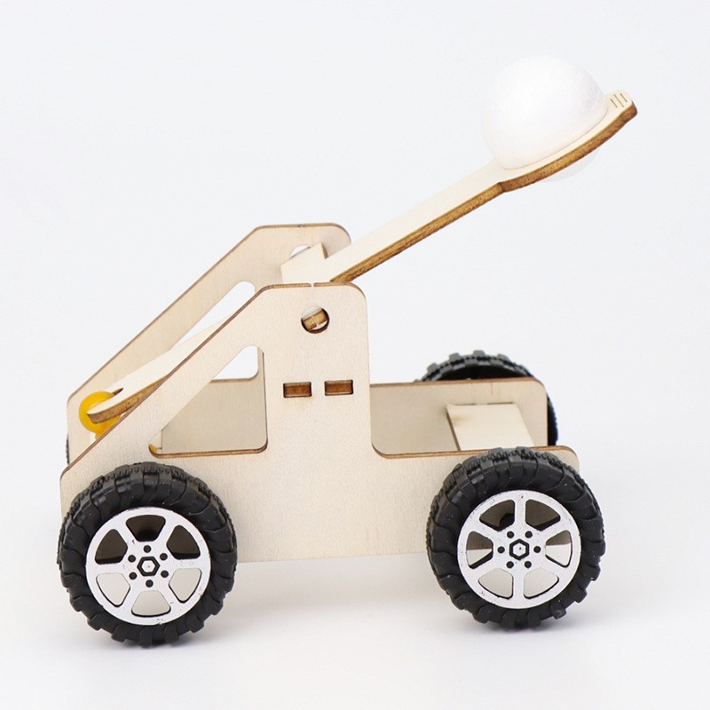 投石车模型DIY手工科技小制作材料包 学生儿童实验发明趣味玩ED82