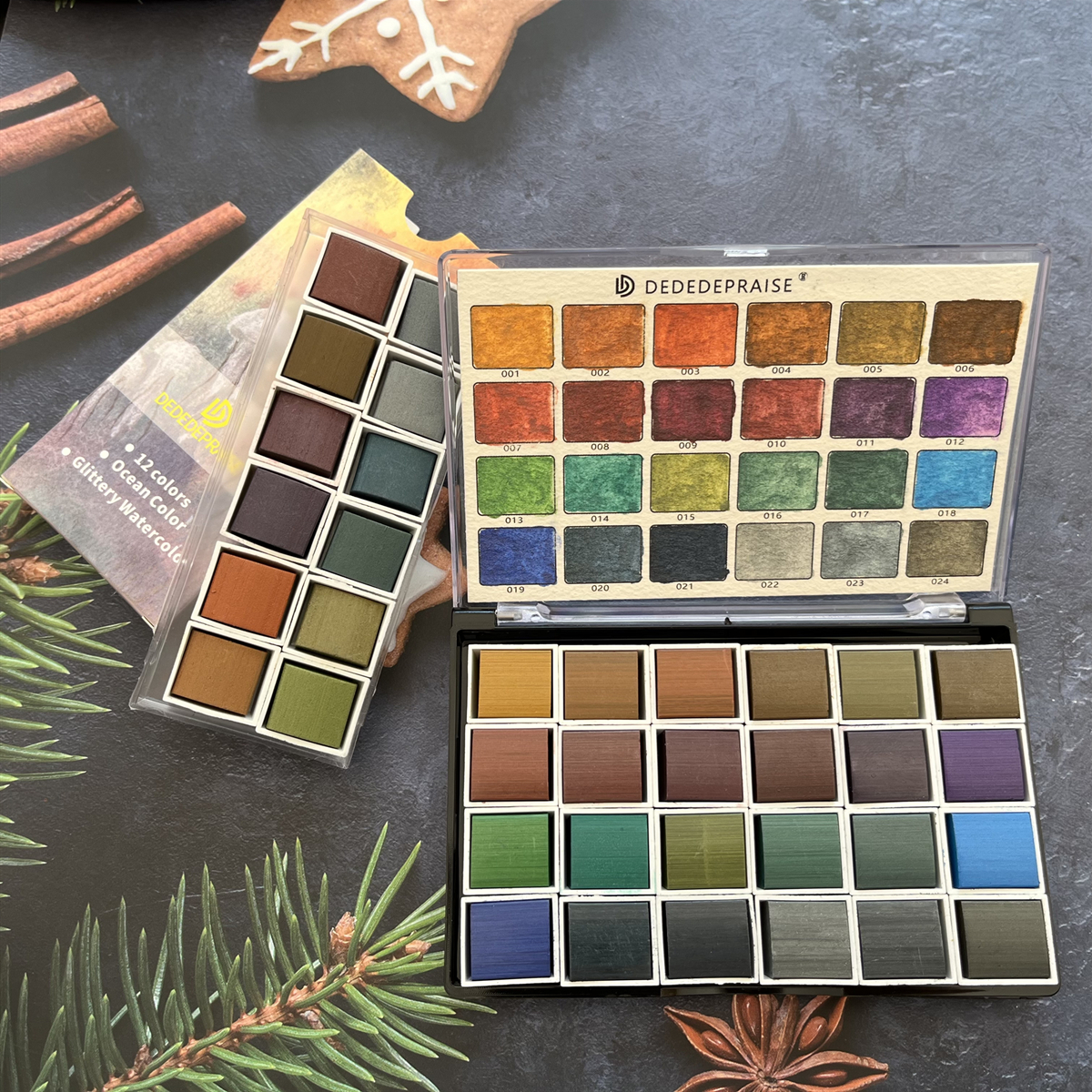 海韵水彩颜料迪嘉沉淀色肤色水彩