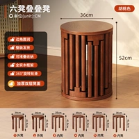 (Цвет цельного дерева ореха) шесть табуретов*6.