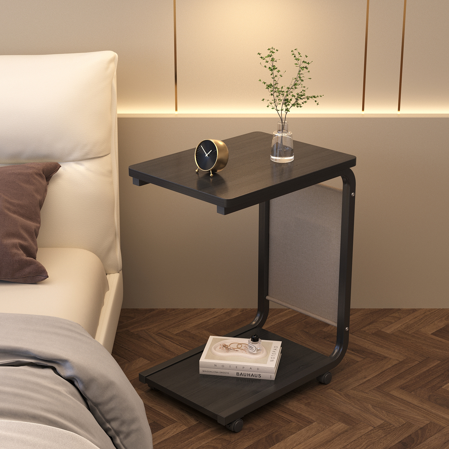 床边桌小户型可移动茶几小推车沙发边桌桌子家用卧室床头置物架