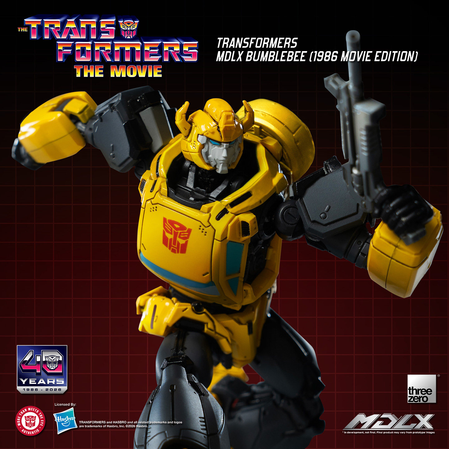 【预定定金】threezero MDLX系列 变形金刚 大黄蜂 1986电影版 - 实物图