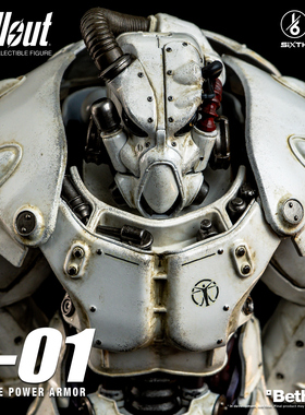 【尾款补款】未付定金拍下无效 辐射 X-01学院动力装甲 1/6人偶