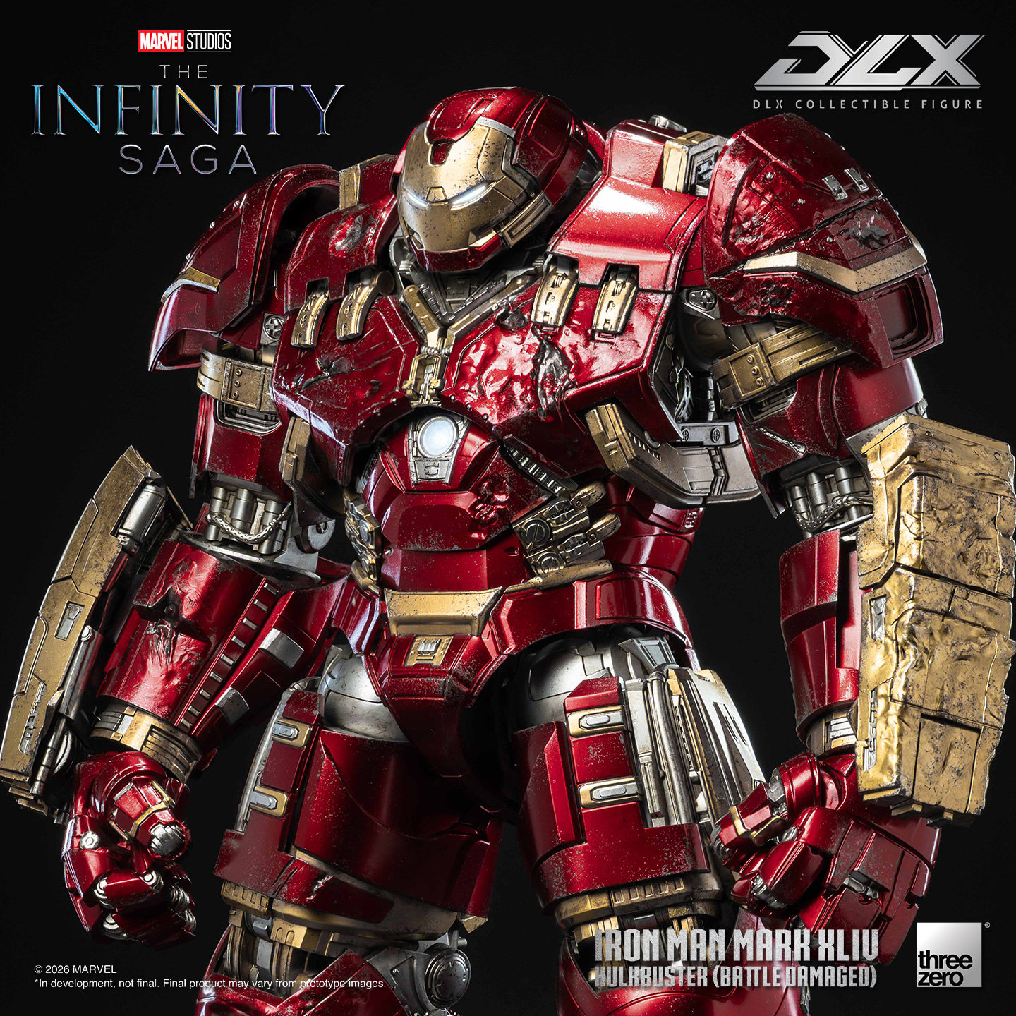 【预定定金】threezero DLX系列 钢铁侠Mark44 反浩克装甲 战损版 - 实物图