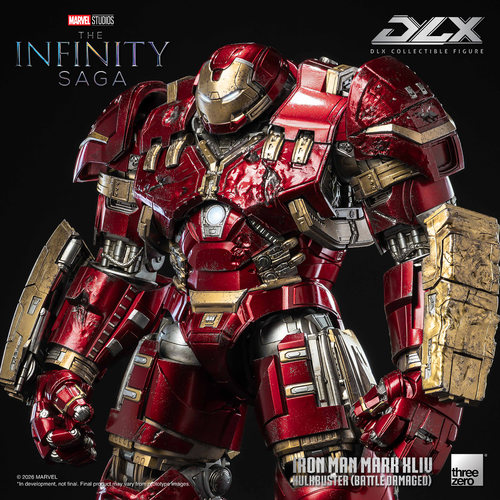 【预定定金】threezero DLX系列 钢铁侠Mark44 反浩克装甲 战损版