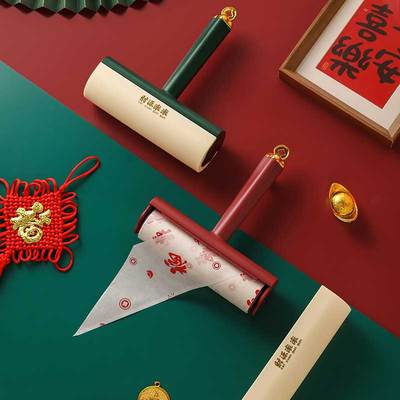 粘毛器滚筒替换可撕式纸沾毛床上去毛滚刷毡粘头发神器黏毛筒衣服