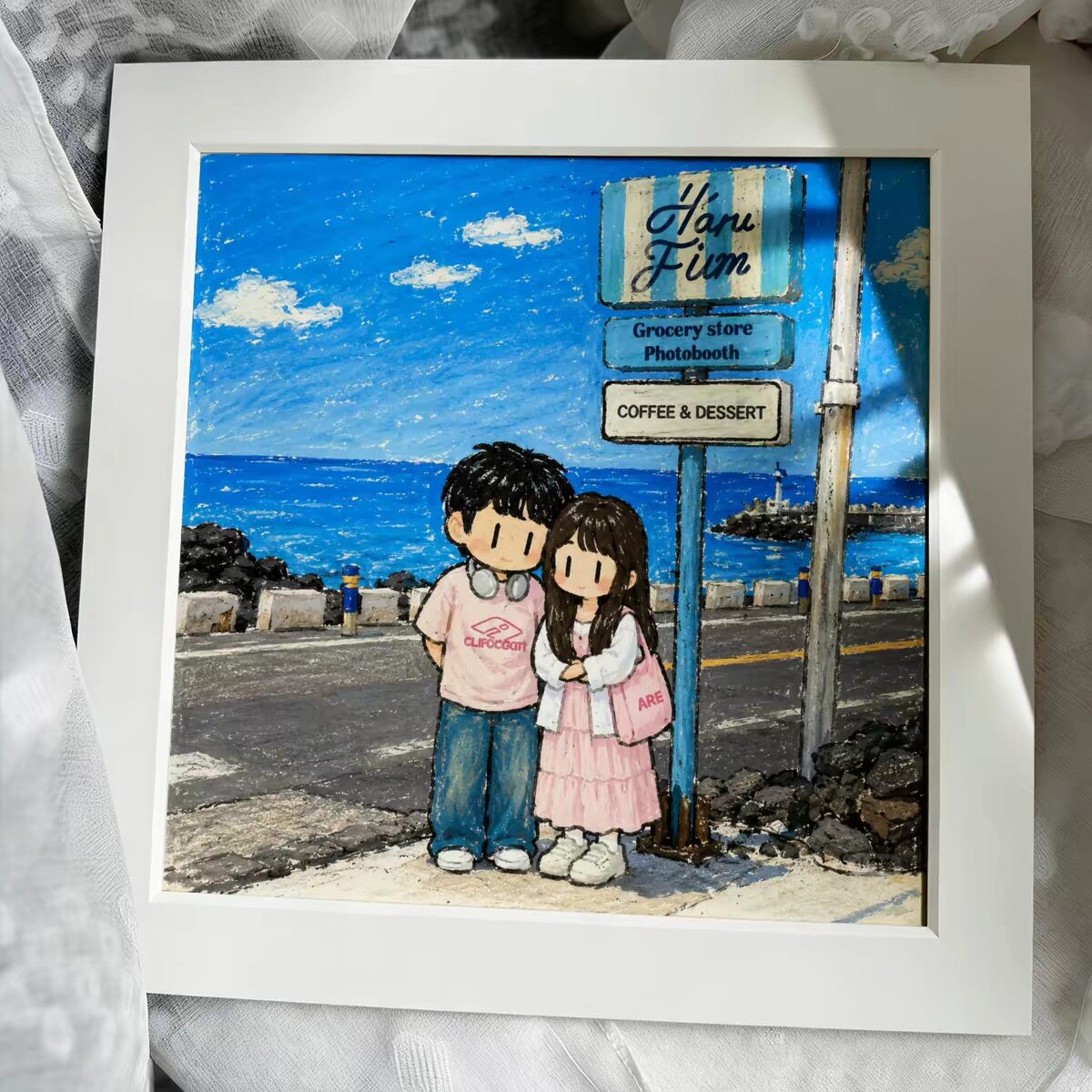 手绘头像定制卡通情侣Q版人物形象设计照片转动漫插画宠物画约稿