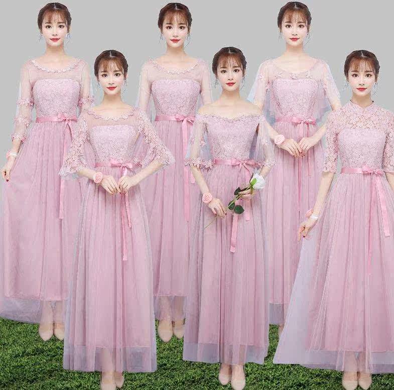2019年宴会晚礼服小礼服小伴娘礼服女童简约婚礼春秋季春款高腰|msdalam kategori Butik wanita / wanita, perkahwinan/Cheongsam/pakaian, pakaian/malam - dari Buy2taobao.com untuk memberikan perkhidmatan ejen Taobao profesional membeli