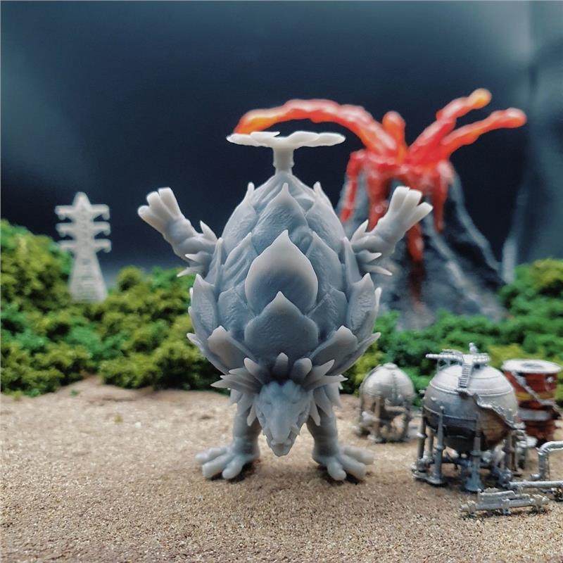 潮玩DIY手工 雷欧奥特曼明鉴怪兽 肯多罗斯 1/43人偶模型手办场景