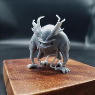 潮玩DIY手工 成龙历险记系列神莲花寺 怪物 1:43模型手办场景白模