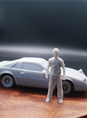 潮玩DIY手工 一路向北A款周杰伦拓海 A186 1/64模型微缩手办场景