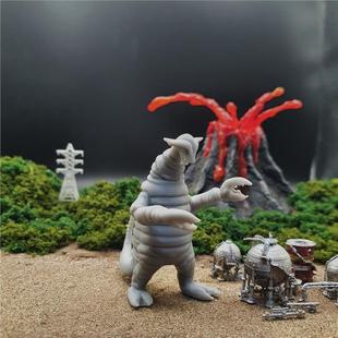 潮玩DIY手工 64人偶模型手办场景 杰克奥特曼名鉴怪兽萨德拉1