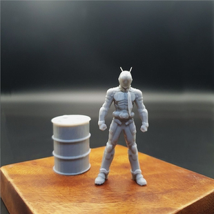 潮玩DIY手工 43人偶模型手办场景 假面骑士系列酷炫3号骑士1