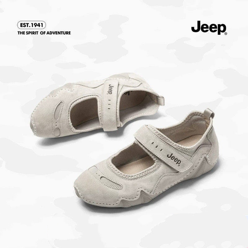 JEEP甜美风浅口单鞋舒适