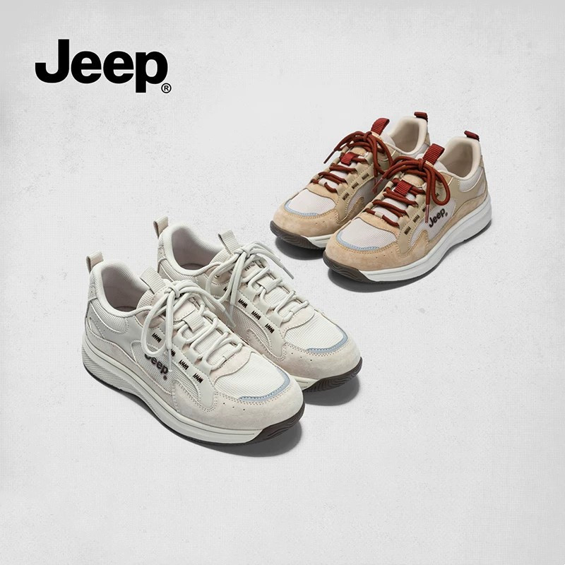 jeep厚底老爹鞋女款2026