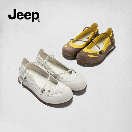jeep厚底玛丽珍女鞋2026