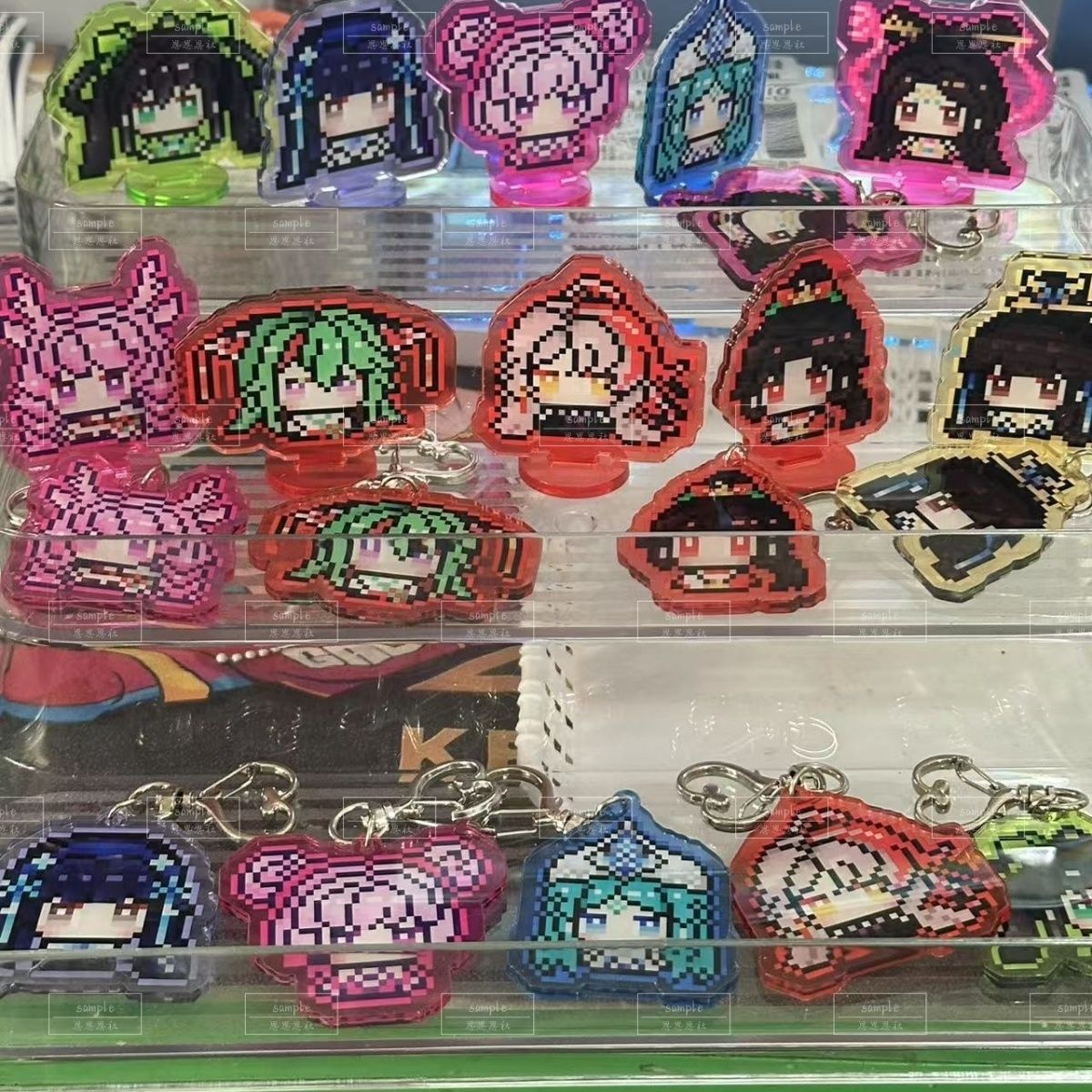 【思思思社】王者荣耀同人原创画师授权彩窗亚克力钥匙扣立牌