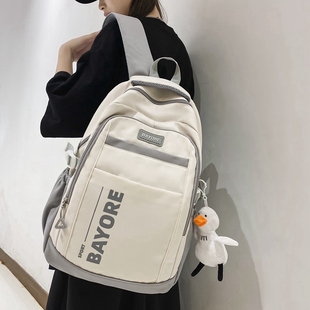 香港中学生书包男款初中女生青少年2025新款大容量背包旅行双肩包