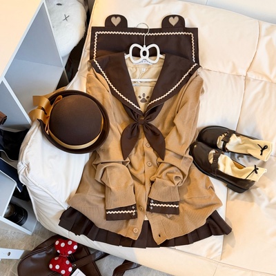 【小熊画家】城南诗中意原创幼稚园jk制服日系校供毛衣水手学院风