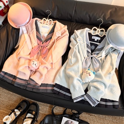 【岁樱双子】城南诗中意原创帽衫水手服jk制服学生学院风日系校供