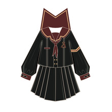【红桃A】城南诗中意原创jk制服套装正版暗黑不良少女水手服长袖