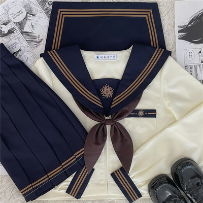 日系jk制服学生上衣长袖水手服