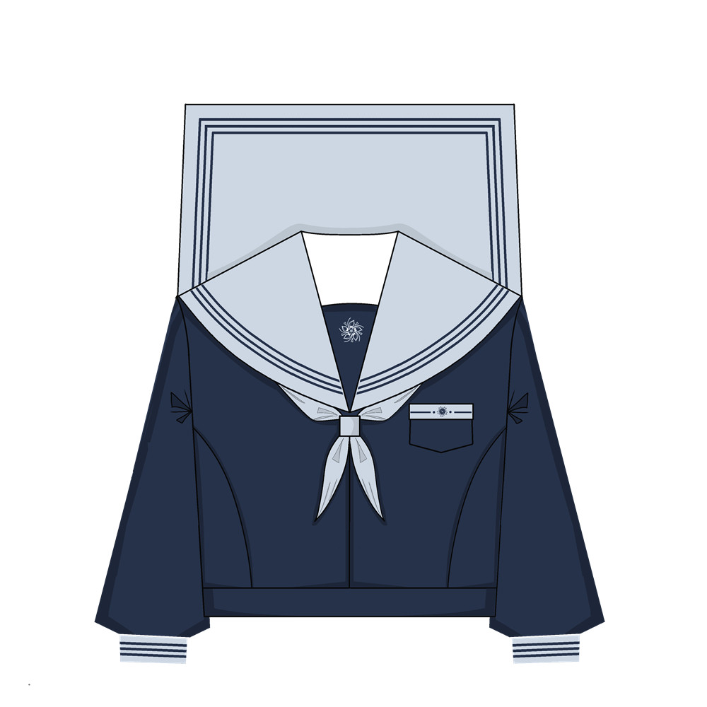 [SUI YING] CHENGNAN SHI ZHONGYI 원래 정통 JK 유니폼 기본 스타일 대학 스타일 학교 기여 선원 복장