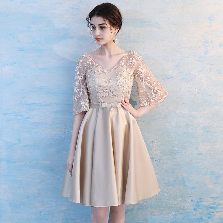 日本购伴娘礼服女2019新款春季伴娘服姐妹团显瘦短款结婚宴会毕业在类目 女装/女士精品, 婚纱/旗袍/礼服, 礼服/晚装中 - 来自Buy2taobao.com提供专业的淘宝代购服务