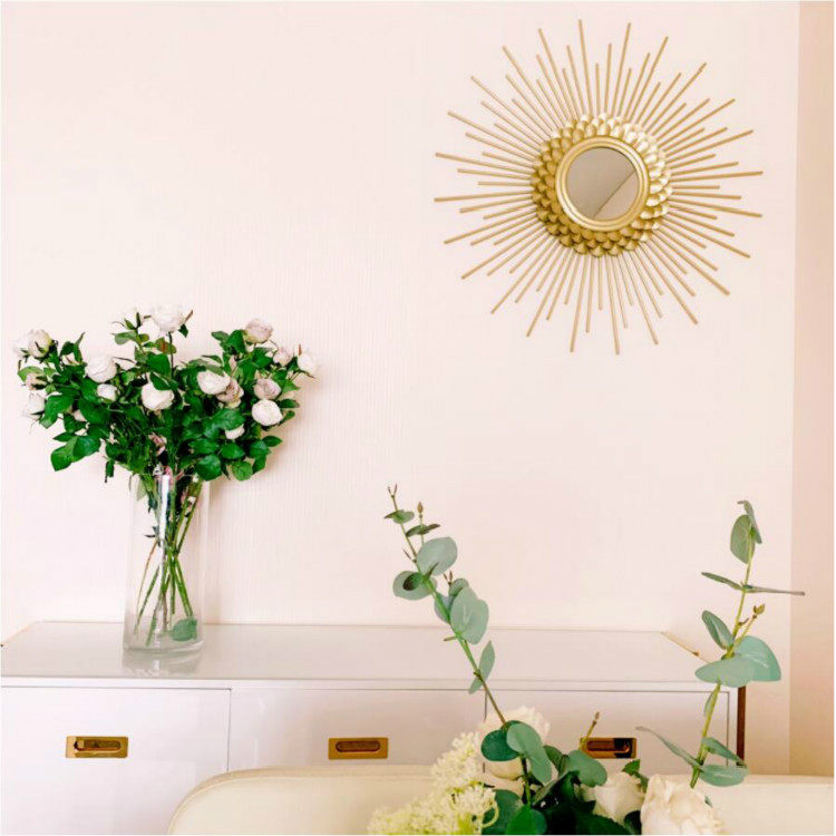 太陽鏡壁挂件裝飾品家景牆壁上創意生活居輕奢牆面鏡子鐵藝背在類目 家居飾品, 壁飾中 - 來自Buy2taobao.com提供專業的淘寶代購服務