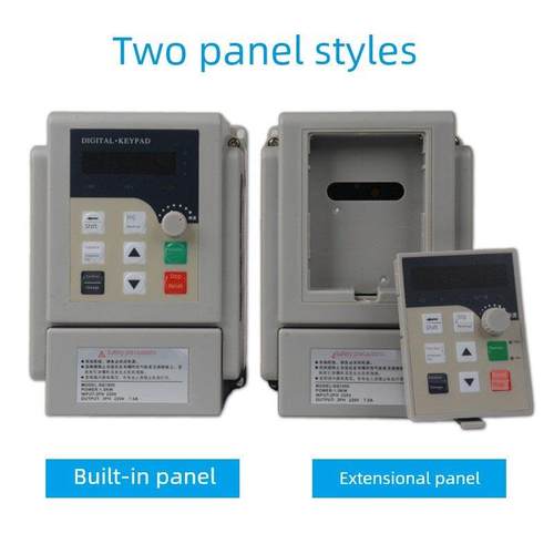 风机水泵变频器单相220V进三相出0.4/0.75/1.5/2.2Kw电机调速通用