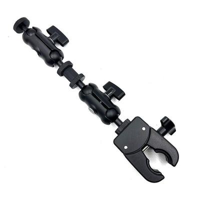 摩托车运动相机360x3支架骑行手机夹GoPro录制支架自行车把手支架