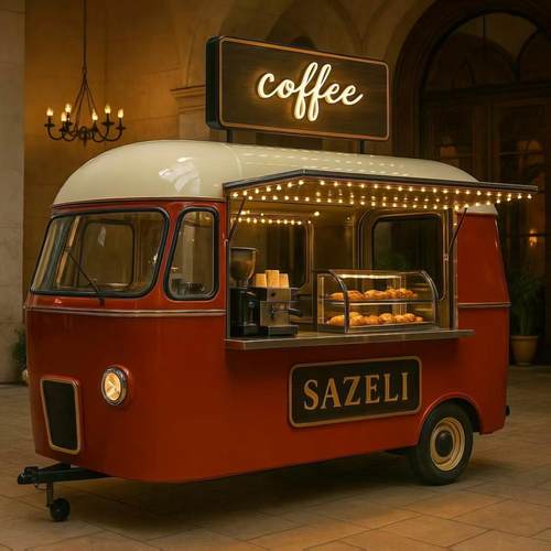 网红移动小吃车定制多功能移动餐车商用咖啡奶茶冰淇淋摆摊车餐车