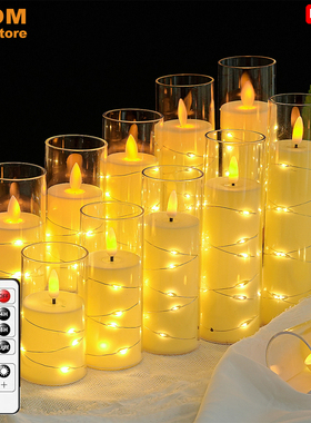 5PCS Flameless LED Candles Christmas&Halloween Decoration