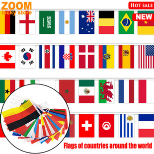 Flags flags Bunting World Flag banner 100 Colored Countries