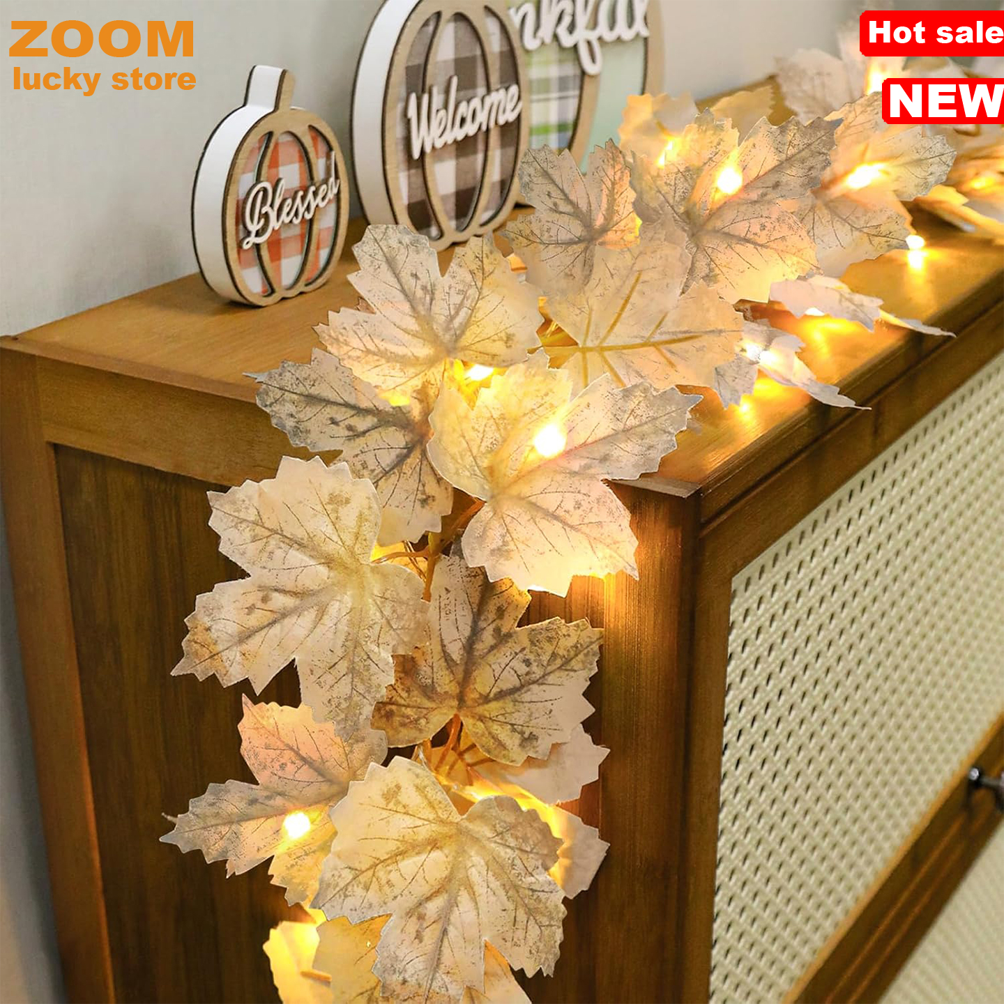 FallGarlandLights,Decoration