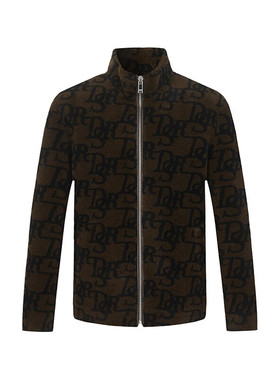 DOSERMO丹西摩男装冬季新款提花立领短款毛服装休闲外套060854910