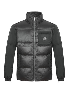 DOSERMO丹西摩男装冬新款拼接御寒白鸭绒羽绒服061554678