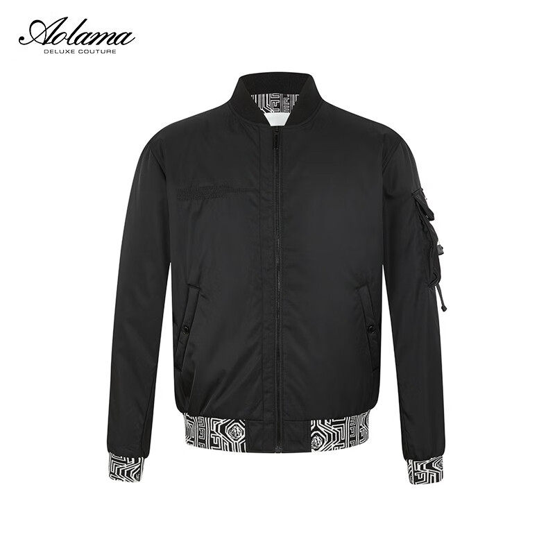 AOLAMA奥拉玛男装秋新款棒球领棉服装外套080853807