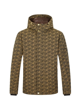 DOSERMO丹西摩高端男装冬季新款提花短款羽绒服外套轻薄羽绒服061