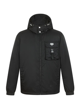 AOLAMA奥拉玛轻奢男装冬季新款鸭绒羽绒服休闲日常通勤连帽羽绒服