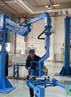 气动助力臂省力搬运机械手 SHJ-A4001型可定制夹具 硬臂翻转助力